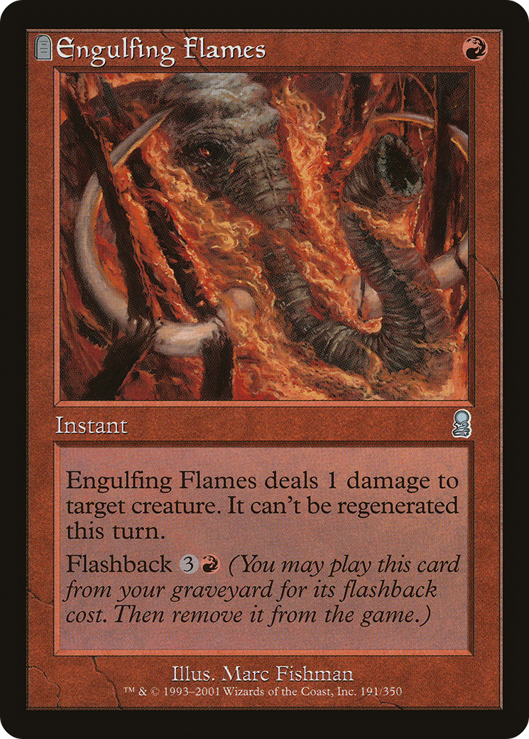 Image of Engulfing Flames (ODY-191) - Odyssey: (tombstone)