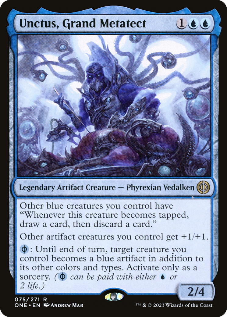 Image of Unctus, Grand Metatect (ONE-075) - Phyrexia: All Will Be One Foil