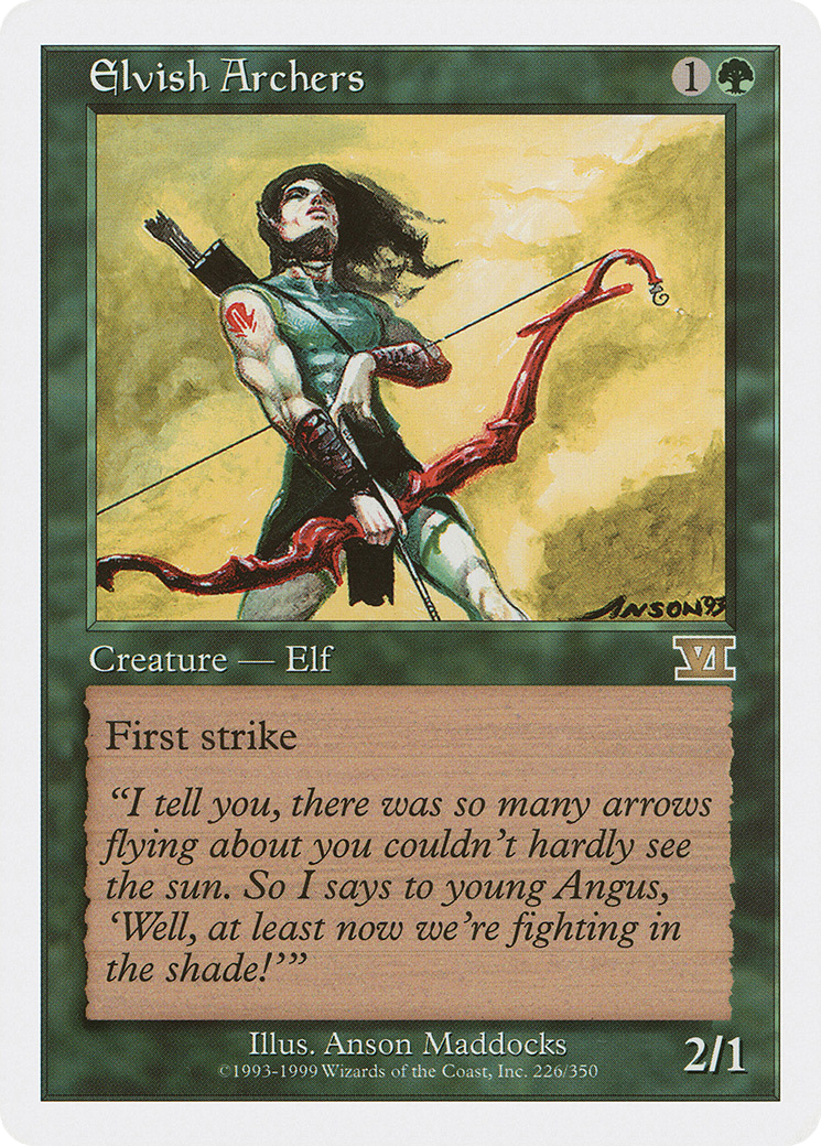 Image of Elvish Archers (6ED-226) - Classic Sixth Edition