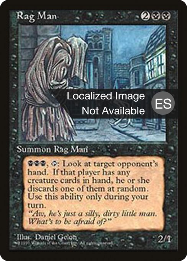 Image of Rag Man (4BB-) - Fourth Edition Foreign Black Border