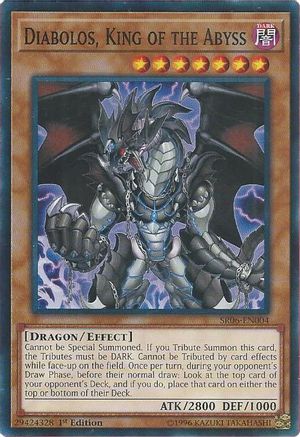 Image of Diabolos, King of the Abyss (SR06-EN004) - Structure Deck: Lair of Darkness 1st Edition