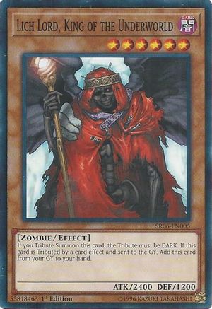 Image of Lich Lord, King of the Underworld (SR06-EN005) - Structure Deck: Lair of Darkness 1st Edition