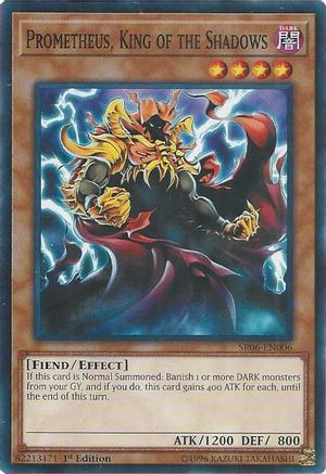 Image of Prometheus, King of the Shadows (SR06-EN006) - Structure Deck: Lair of Darkness 1st Edition