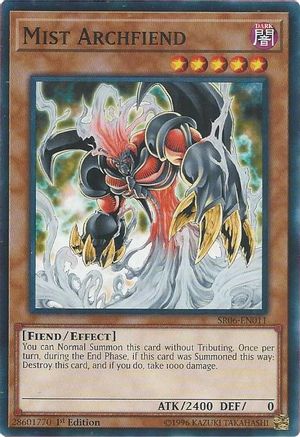 Image of Mist Archfiend (SR06-EN011) - Structure Deck: Lair of Darkness 1st Edition