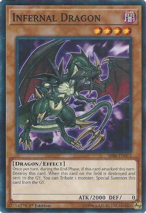 Image of Infernal Dragon (SR06-EN012) - Structure Deck: Lair of Darkness 1st Edition