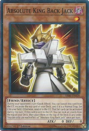 Image of Absolute King Back Jack (SR06-EN020) - Structure Deck: Lair of Darkness 1st Edition
