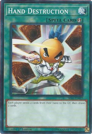 Image of Hand Destruction (SR06-EN025) - Structure Deck: Lair of Darkness 1st Edition