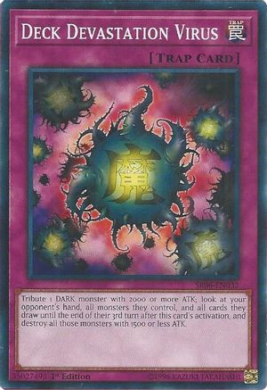 Image of Deck Devastation Virus (SR06-EN032) - Structure Deck: Lair of Darkness 1st Edition