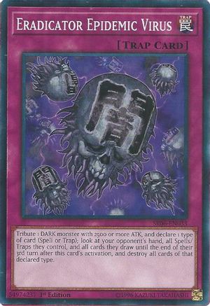 Image of Eradicator Epidemic Virus (SR06-EN033) - Structure Deck: Lair of Darkness 1st Edition