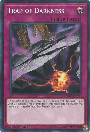 Image of Trap of Darkness (SR06-EN036) - Structure Deck: Lair of Darkness 1st Edition