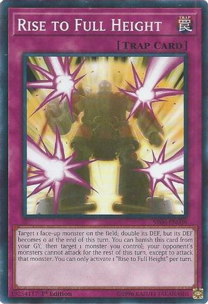 Image of Rise to Full Height (SR06-EN038) - Structure Deck: Lair of Darkness 1st Edition