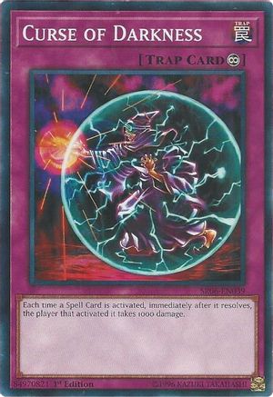 Image of Curse of Darkness (SR06-EN039) - Structure Deck: Lair of Darkness 1st Edition