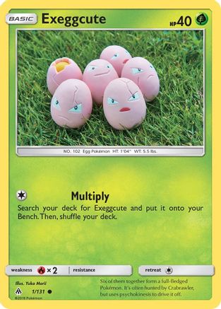 Image of Exeggcute 001/131  SM  Forbidden Light - Common