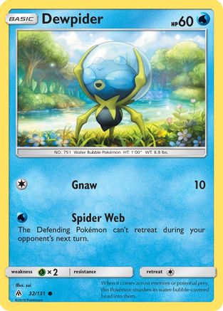 Image of Dewpider 032  SM  Forbidden Light - Common
