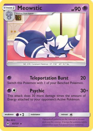 Image of Meowstic 045/131  SM  Forbidden Light - Rare
