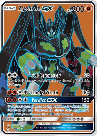 Image of Zygarde GX (Full Art) 123  - Holofoil SM  Forbidden Light - Ultra Rare