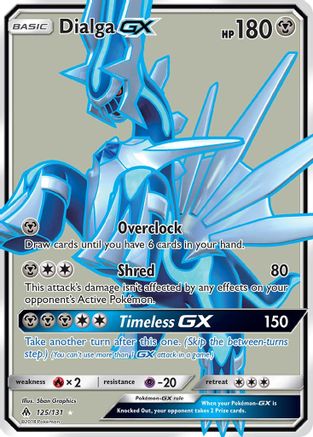 Image of Dialga GX (Full Art) 125  - Holofoil SM  Forbidden Light - Ultra Rare