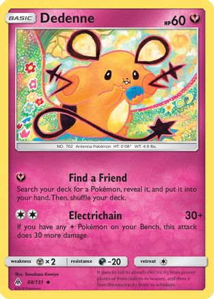 Image of Dedenne 088/131  SM  Forbidden Light - Uncommon