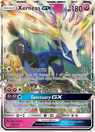 Image of Xerneas GX 090/131  - Holofoil SM  Forbidden Light - Ultra Rare
