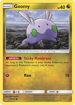 Image of Goomy (91) 091/131  SM  Forbidden Light - Common