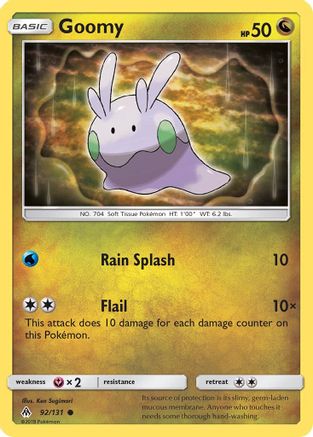 Image of Goomy (92) 092/131  - Reverse Holofoil SM  Forbidden Light - Common