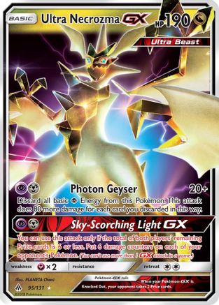 Image of Ultra Necrozma GX 095/131  - Holofoil SM  Forbidden Light - Ultra Rare