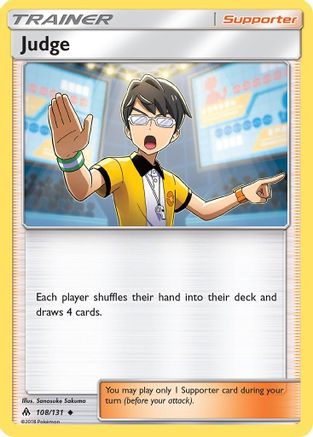 Image of Judge 108/131  SM  Forbidden Light - Uncommon