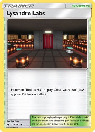 Image of Lysandre Labs 111/131  - Reverse Holofoil SM  Forbidden Light - Uncommon