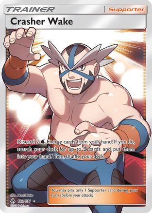 Image of Crasher Wake (Full Art) 129  - Holofoil SM  Forbidden Light - Ultra Rare