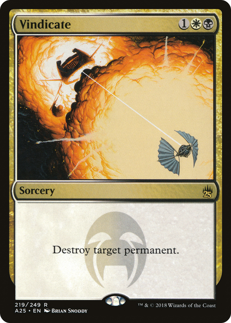 Image of Vindicate (A25-219) - Masters 25 Foil