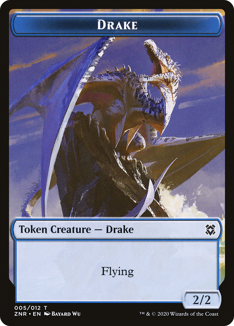 Image of Drake (TZNR-005) - Zendikar Rising Tokens Foil