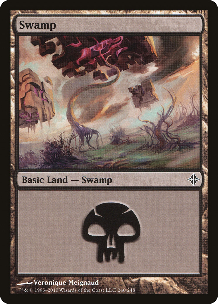 Image of Swamp (240) (ROE-240) - Rise of the Eldrazi Foil