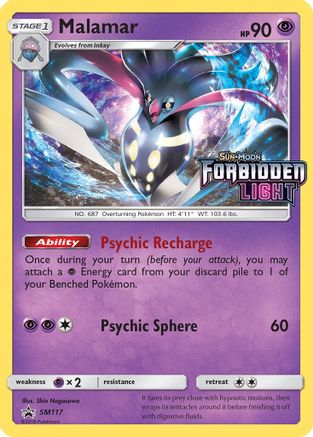 Image of Malamar (Prerelease) SM117  - Holofoil SM Promos - Promo