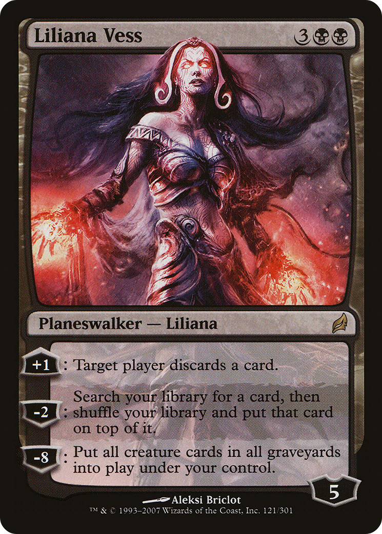 Image of Liliana Vess (LRW-121) - Lorwyn Foil