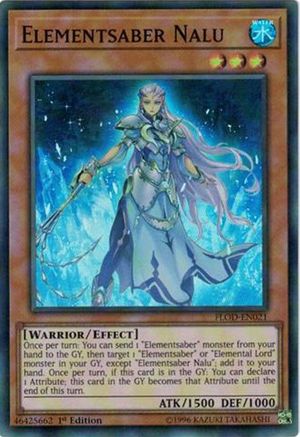 Image of Elementsaber Nalu (FLOD-EN021) - Flames of Destruction 1st Edition