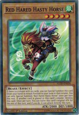 Image of Red Hared Hasty Horse (FLOD-EN034) - Flames of Destruction Unlimited