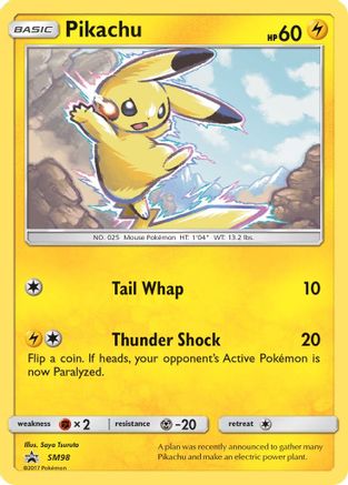 Image of Pikachu SM98  - Holofoil SM Promos - Promo