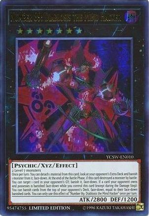 Image of Number 89: Diablosis the Mind Hacker (YCSW-EN010) - Yu-Gi-Oh! Championship Series Prize Cards Limited
