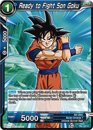 Image of Ready to Fight Son Goku (TB1-027) - Tournament of Power