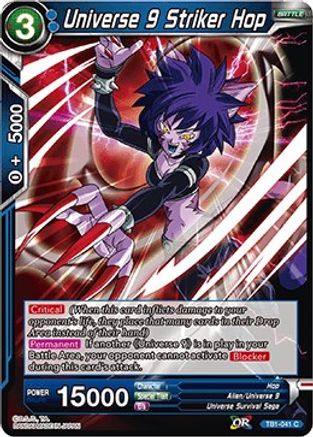 Image of Universe 9 Striker Hop (TB1-041) - Tournament of Power Foil