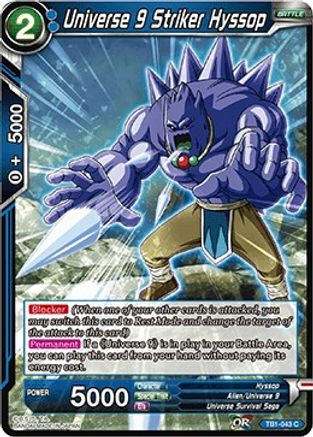 Image of Universe 9 Striker Hyssop (TB1-043) - Tournament of Power