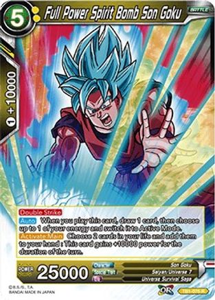 Image of Full Power Spirit Bomb Son Goku (TB1-075) - Tournament of Power