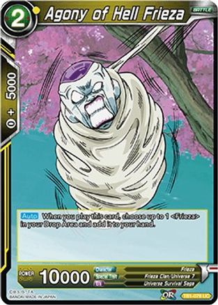 Image of Agony of Hell Frieza (TB1-079) - Tournament of Power Foil