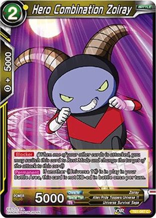 Image of Hero Combination Zoiray (TB1-087) - Tournament of Power Foil