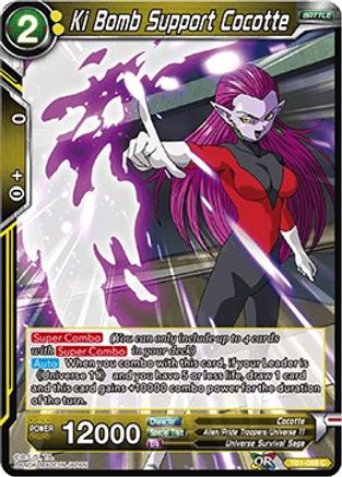 Image of Ki Bomb Support Cocotte (TB1-088) - Tournament of Power Foil