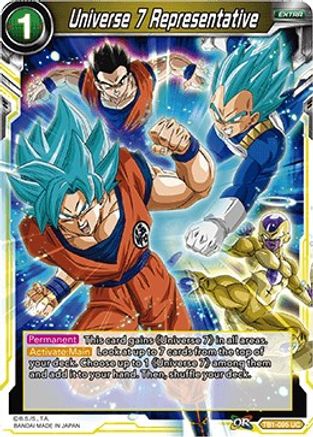 Image of Universe 7 Representative (TB1-095) - Tournament of Power Foil