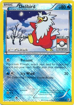 Image of Delibird 038/149  - Reverse Holofoil League & Championship Cards - Promo