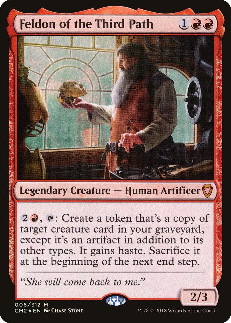 Image of Feldon of the Third Path (CM2-006) - Commander Anthology Volume II Foil