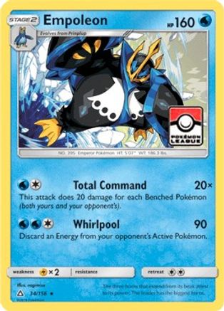 Image of Empoleon 034/156  - Reverse Holofoil League & Championship Cards - Promo