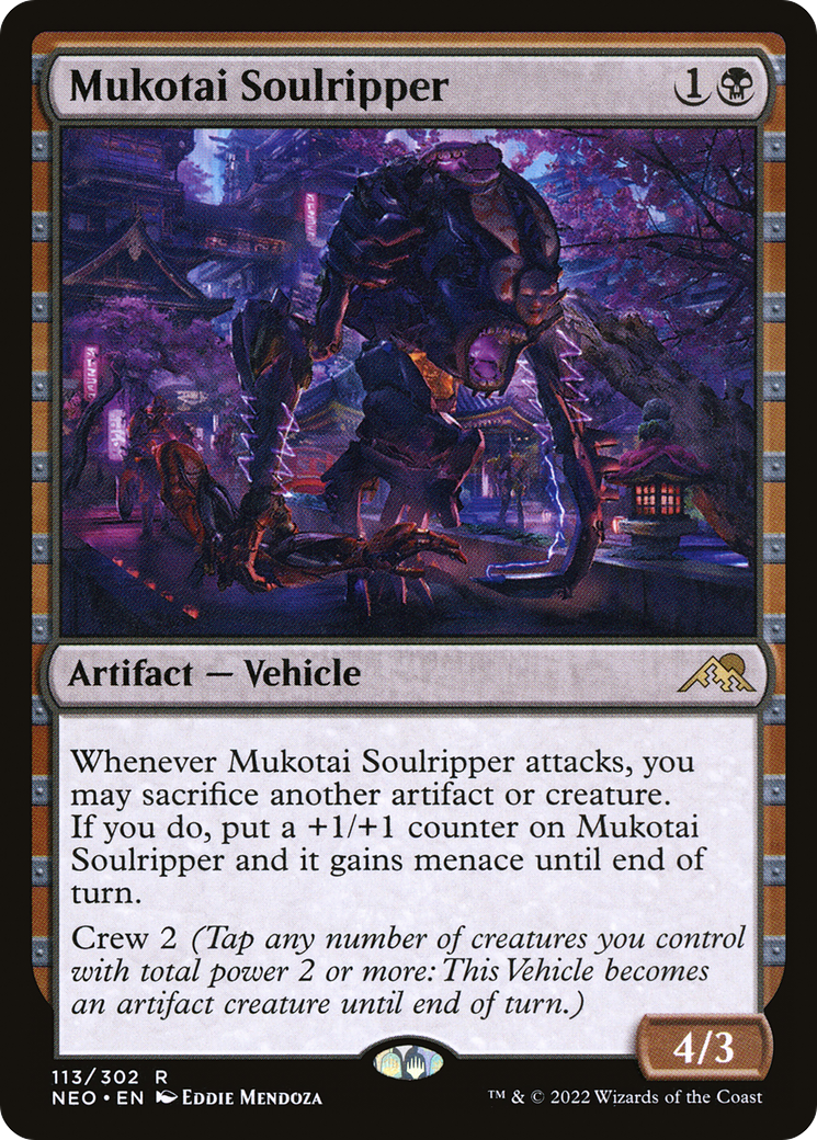 Image of Mukotai Soulripper (NEO-113) - Kamigawa: Neon Dynasty